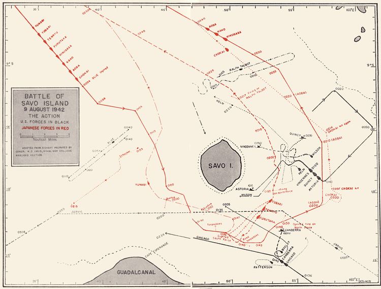 Battle of Savo Island wwwibiblioorghyperwarUSNrepSavoQuantockimg