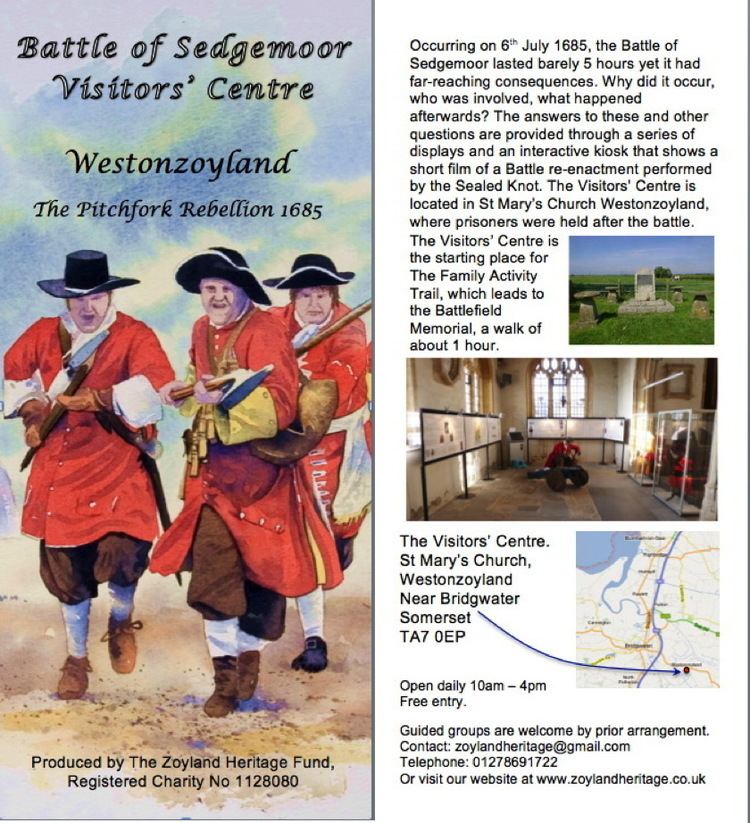 Battle of Sedgemoor Battle of Sedgemoor Visitor Centre Somerset Routes