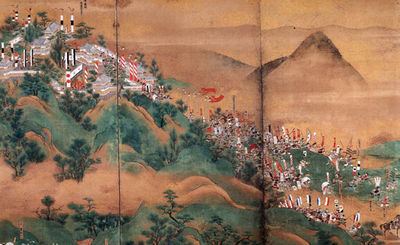 Battle of Shizugatake httpswikisamuraiarchivescomimagesthumbbb