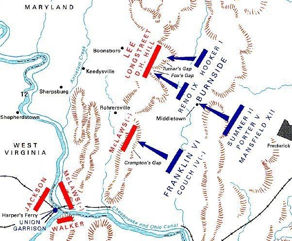 Battle of South Mountain Civil War Maryland Battle at South Mountain Crampton Gap