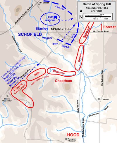 Battle of Spring Hill Battle of Spring Hill Wikipedia