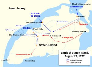 Battle of Staten Island httpsuploadwikimediaorgwikipediacommonsthu