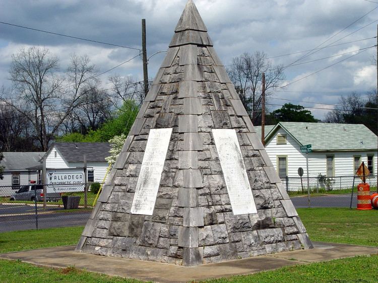Battle of Talladega Memorial to Battle of Talladega Oak Hill Cemetery Tallad Flickr