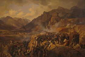 Battle of Tarvis (1809) httpsuploadwikimediaorgwikipediacommonsthu