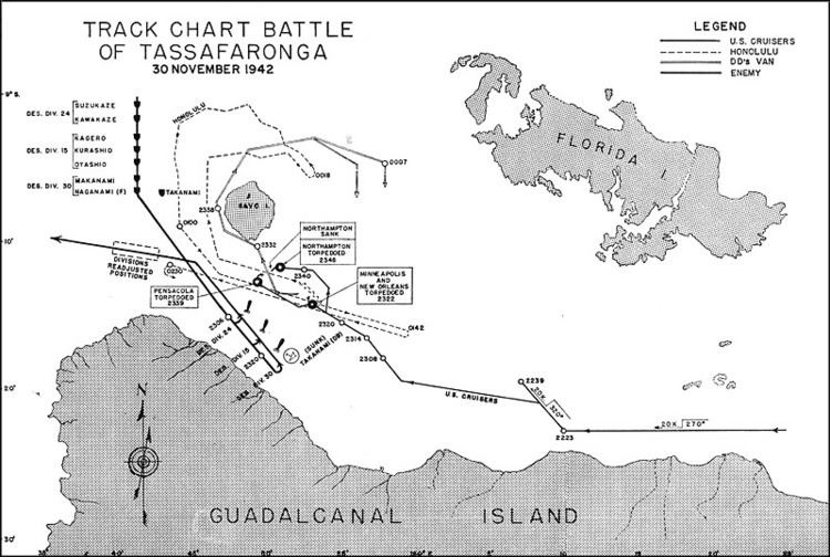 Battle of Tassafaronga Battle of Tassafaronga World War II Guadalcanal Campaign