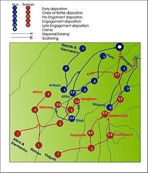 Battle of the Catalaunian Plains Battle of the Catalaunian Plains Wikipedia