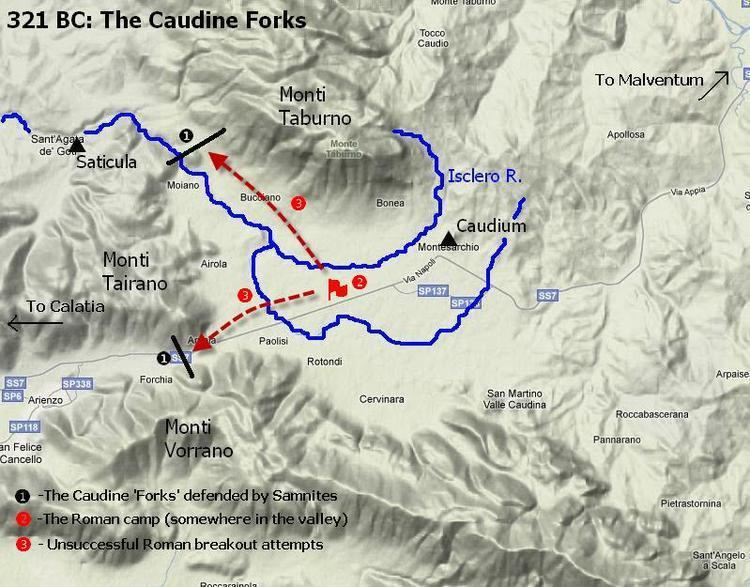 Battle of the Caudine Forks Military History Online The Second Samnite War