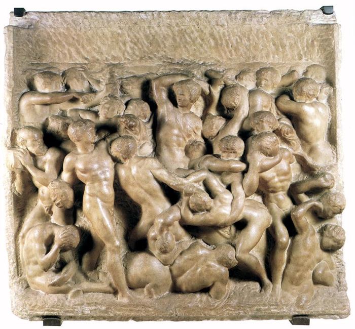 Battle of the Centaurs (Michelangelo) EPPH Michelangelo39s Battle of the Lapiths and Centaurs c1492