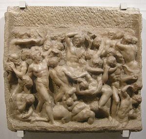 Battle of the Centaurs (Michelangelo) httpsuploadwikimediaorgwikipediacommonsthu