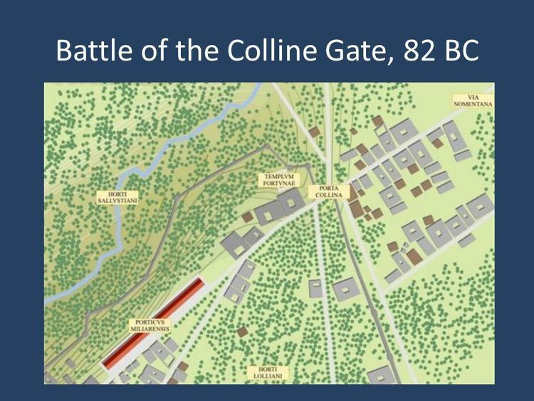 Battle of the Colline Gate (82 BC) Battle of the Colline Gate (82 BC)