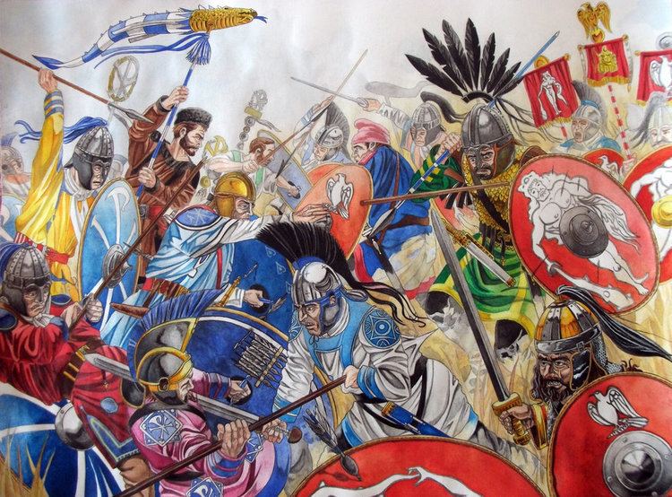Battle of the Frigidus Battle of the Frigidus River by AMELIANVS on DeviantArt