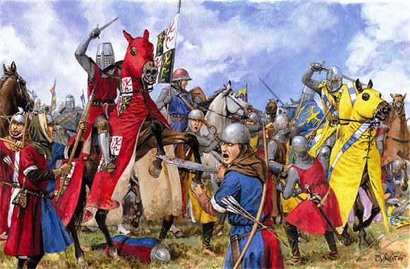 Battle of the Golden Spurs Battle of Courtrai Flemish Infantry Defeats French Knights at