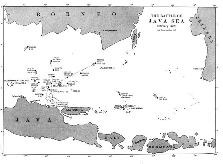 Battle of the Java Sea USN Combat Narrative The Java Sea Campaign