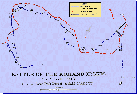 Battle of the Komandorski Islands USN Combat Narrative The Aleutians Campaign