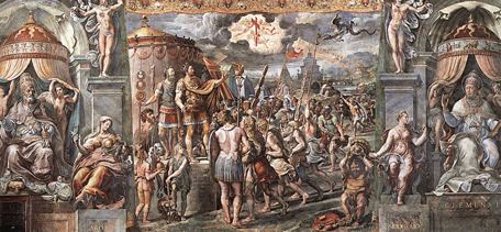 Battle of the Milvian Bridge On This Day Constantine Has Christian Vision Before Battle of the