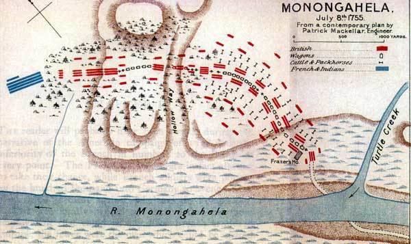 Battle of the Monongahela wwwbritishbattlescomwpcontentuploads201601
