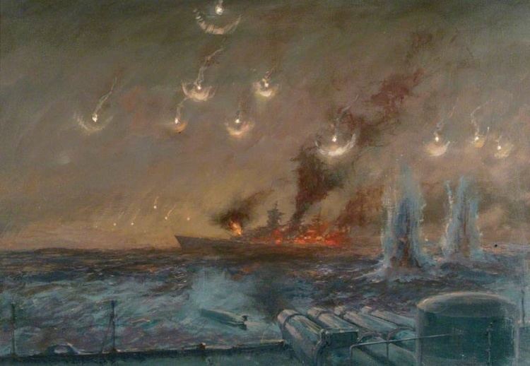 Battle of the North Cape 26th December 1943 The Scharnhorst is sunk at Battle of North Cape