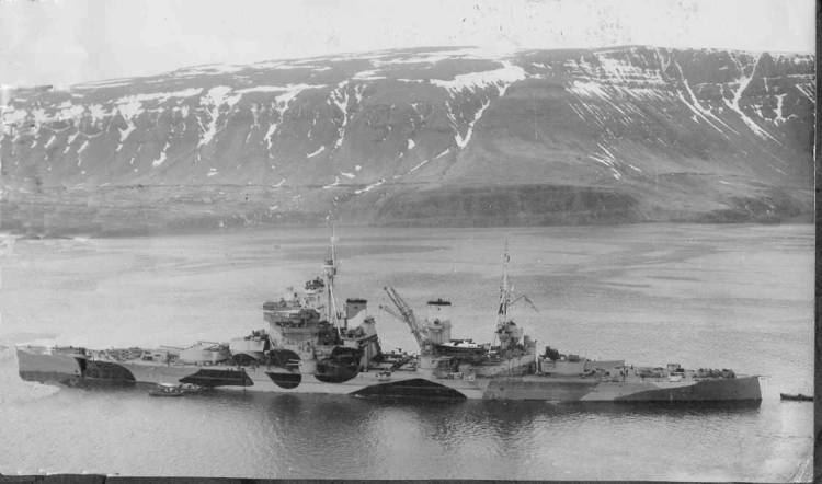 Battle of the North Cape 14 in battleship HMS Duke of York victor over Scharnhorst at the