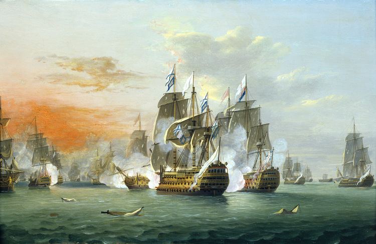 Battle of the Saintes The Battle of The Saints 12 April 1782 National Maritime Museum