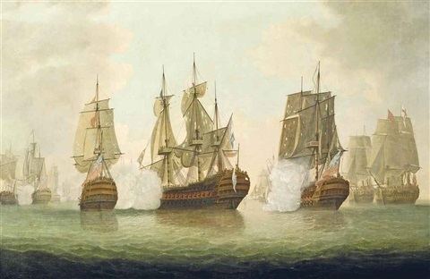 Battle of the Saintes The battle of the Saintes 12th April 1782 The French flagship Ville