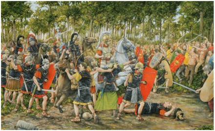 Battle of the Teutoburg Forest Battle of the Teutoburg Forest Germans Massacre Three Roman Legions