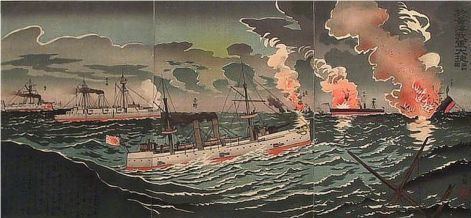 Battle of the Yalu River (1894) SinoJapaneseWarcom SinoJapanese War 189495