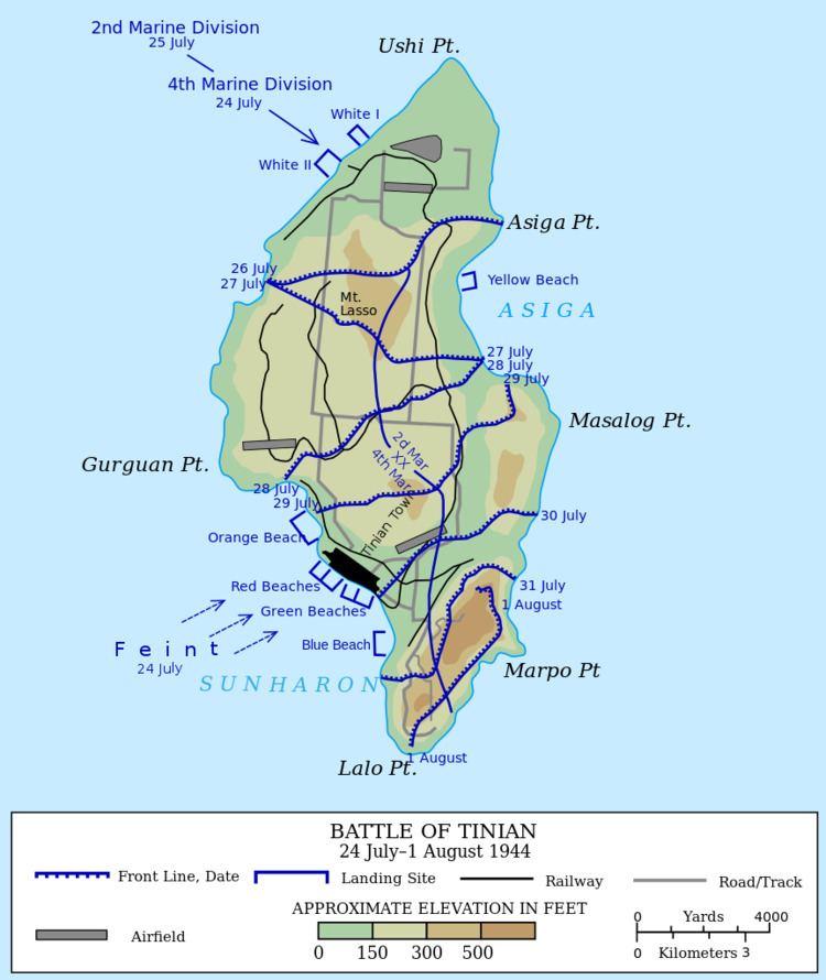 Battle of Tinian Battle of Tinian Wikipedia