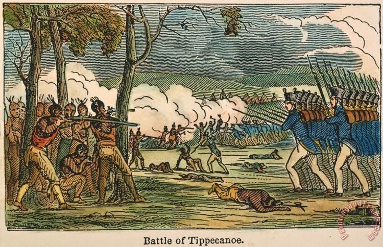 Battle of Tippecanoe Others Battle Of Tippecanoe 1811 painting Battle Of Tippecanoe