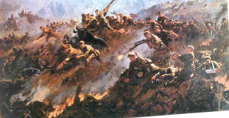 Главная битва. Battle of Triangle Hill.