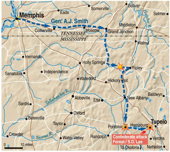 Battle of Tupelo The Battle of Tupelo June July 1864