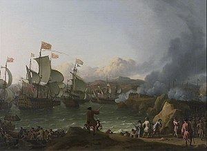 Battle of Vigo Bay httpsuploadwikimediaorgwikipediacommonsthu