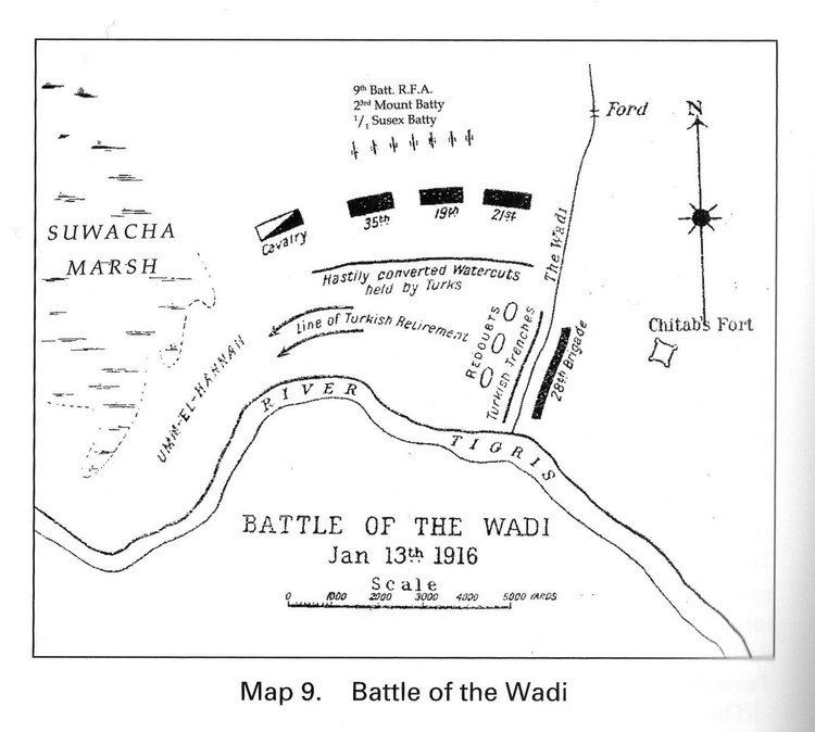Battle of Wadi (1916) wwwmichaelscottnameww1imagesmapsBattleofth