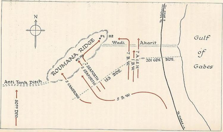 Battle of Wadi Akarit Battle of Wadi Akarit North Africa Campaign April 1943 51st