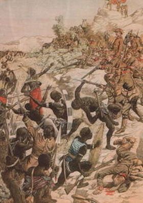 Battle of Waterberg wwwblackpastorgfilesHereroAttackatOkahandja