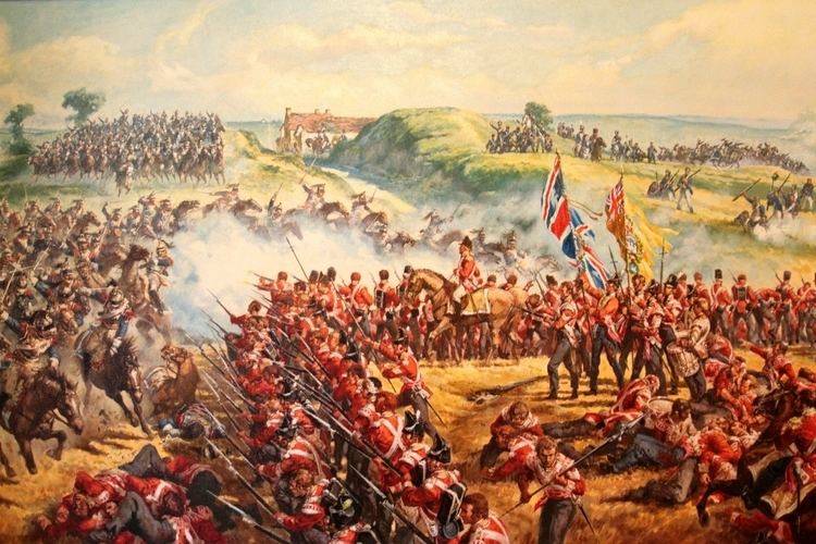Battle of Waterloo Battle Honour 39WATERLOO39 Royal Irish Virtual Military Gallery