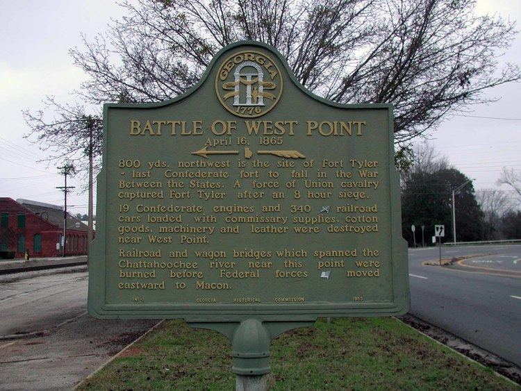Battle of West Point wwwlat34northcomhistoricmarkersImagesMarkerPi