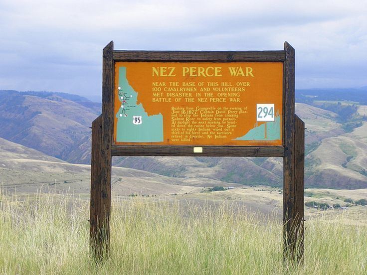 Battle of White Bird Canyon NEZ PERCE WARS Battle of White Bird Canyon Nez Perce National