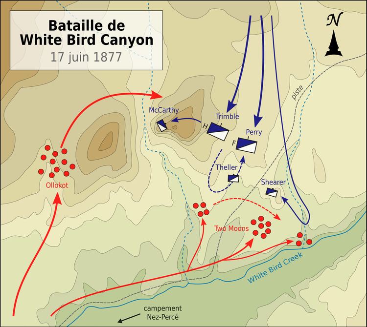 Battle of White Bird Canyon httpsuploadwikimediaorgwikipediacommonsthu