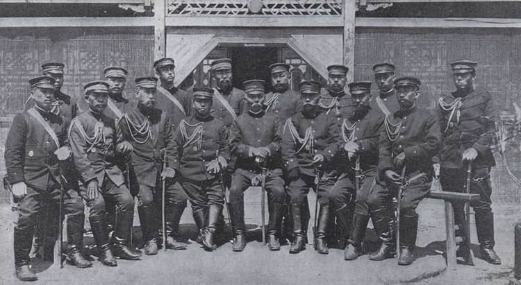 Battle of Yalu River (1904) FileGeneral Kuroki and his Staffs after the Battle of Yalu River