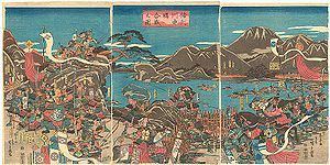 Battles of Kawanakajima httpsuploadwikimediaorgwikipediacommonsthu