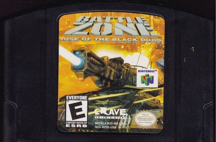 Battlezone: Rise of the Black Dogs Battlezone Rise of the Black Dogs 2000 Nintendo 64 box cover art