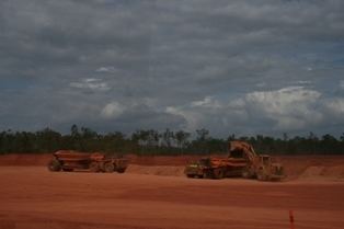 Bauxite mining in Australia