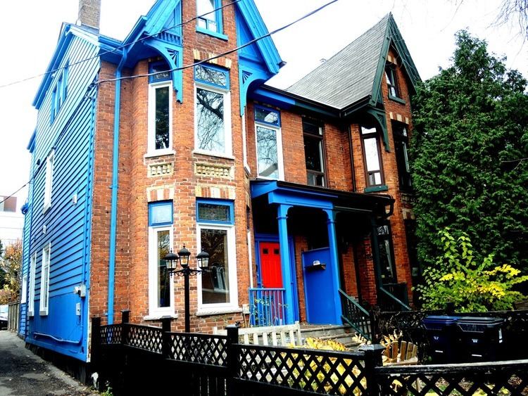 Bay-and-gable Bay and Gable house at 64 Spadina AvenueToronto Historic Toronto