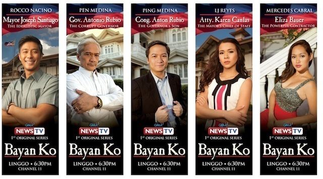 Bayan Ko (TV series) News TV39s 1st original series quotBayan Koquot premieres March 10