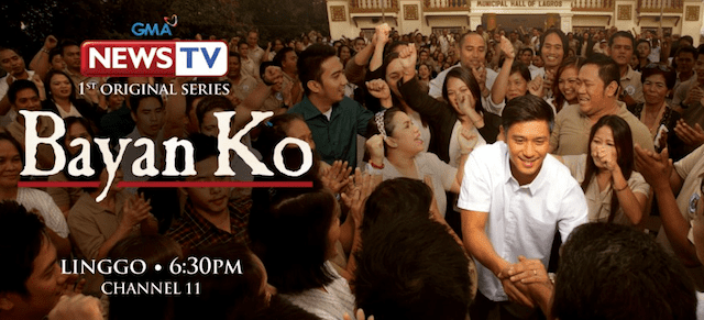 Bayan Ko (TV series) Bayan Ko GMA News TV39s 1st Original Series pilots Sunday March 10