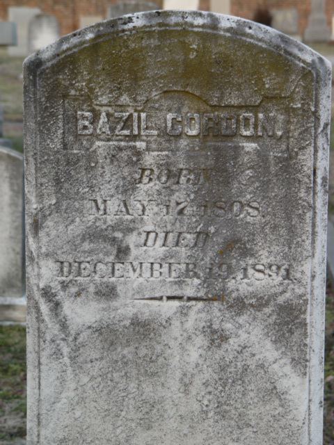 Bazil Gordon Bazil Gordon 1808 1891 Find A Grave Memorial