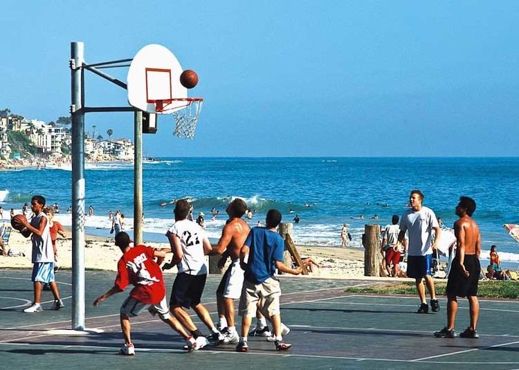 Beach basketball Laguna Beach California Has It All