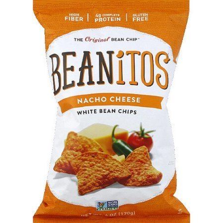 Bean chips Beanitos Nacho Cheese White Bean Chips 6 oz Pack of 6 Walmartcom