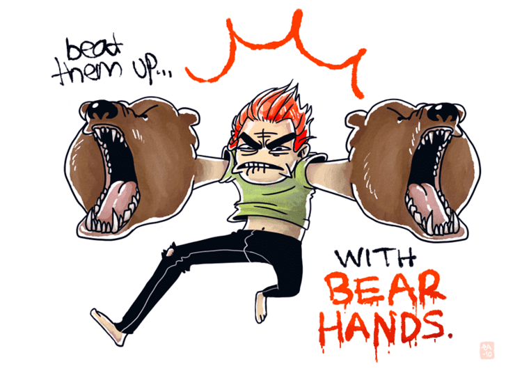 Bear Hands BEAR HANDS by rowleen on DeviantArt