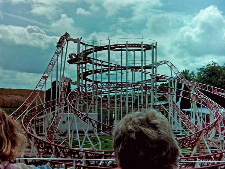 Beast (Alton Towers) The Beast Alton Towers Roller Coaster Structure late 1980s Flickr